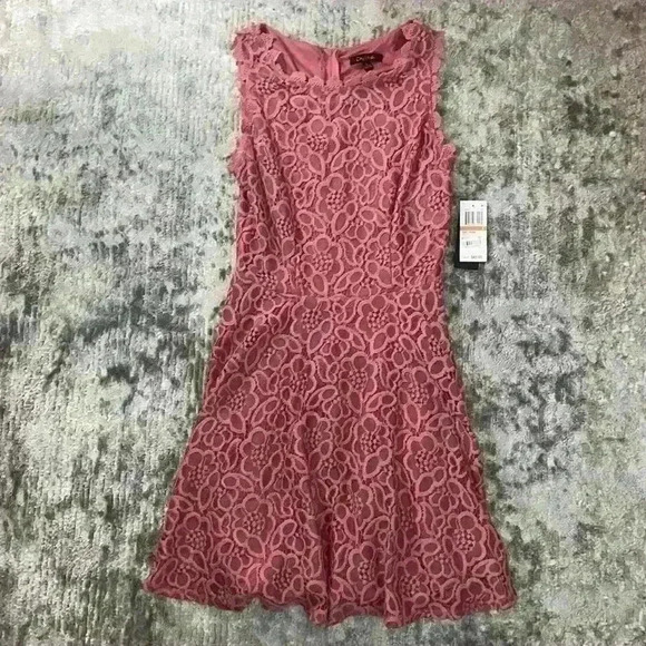 NWT Macy’s Pink Floral Dress - Picture 3 of 6